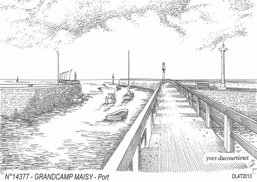 N 14377 - GRANDCAMP MAISY - port